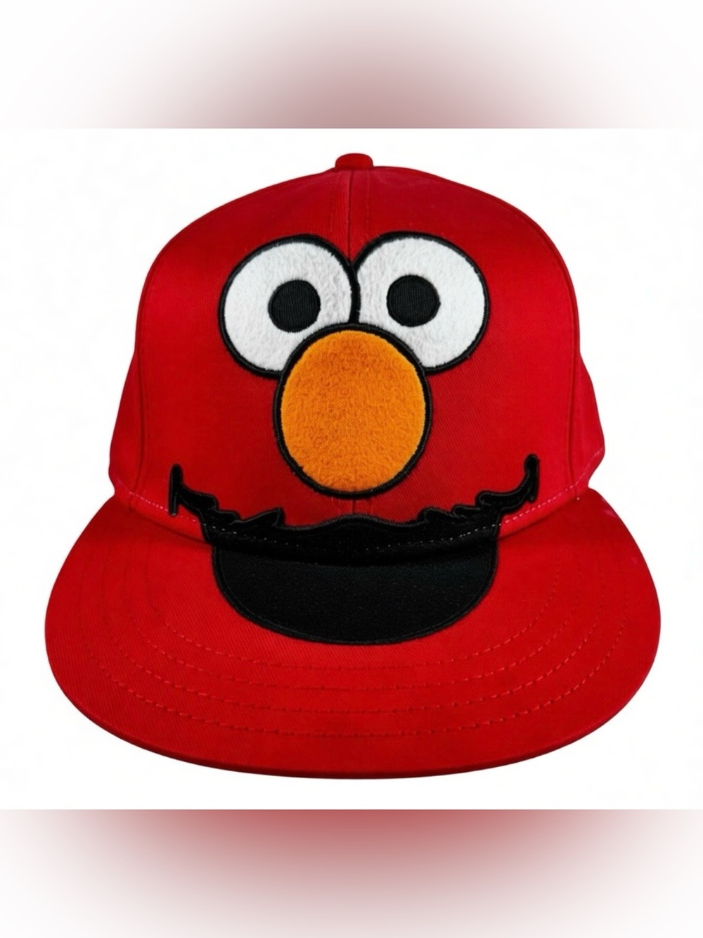 Elmo Cap Hat Sesame Street Red Fitted Size Small NEW